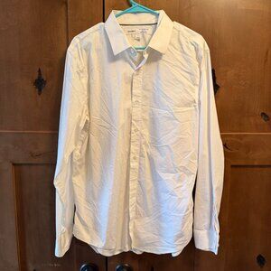 Old Navy Pro Signature Shirt Slim Fit Flex Dress Shirt Mens L 18 3/8" 36"